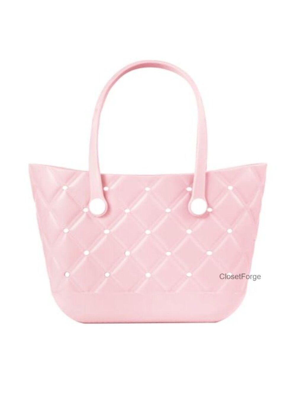 Waterproof EVA Quilted Tote Beach Bag Medium Sandproof Travel Gym